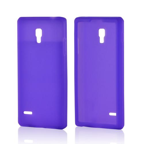 Purple Silicone Case for LG Optimus L9