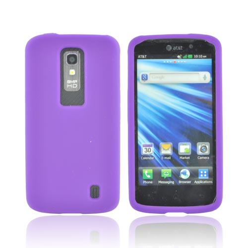 LG Nitro HD Silicone Case - Purple