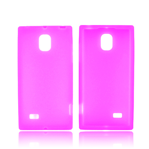 LG Optimus VS930 (Optimus LTE II) Silicone Case - Hot Pink