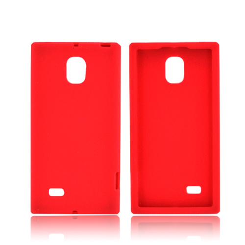 LG Optimus VS930 (Optimus LTE II) Silicone Case - Red