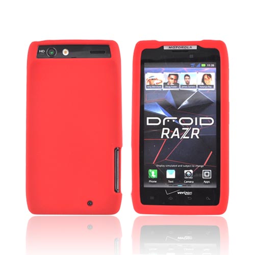 Motorola Droid RAZR/ RAZR MAXX Silicone Case - Red