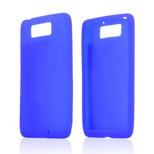 Blue Silicone Skin Case for Motorola Droid Ultra/ Droid MAXX