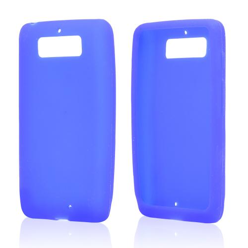 Blue Silicone Skin Case for Motorola Droid Mini