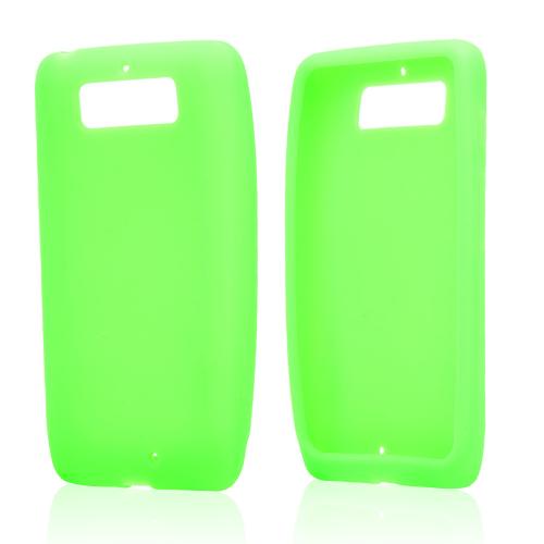 Neon Green Silicone Skin Case for Motorola Droid Mini