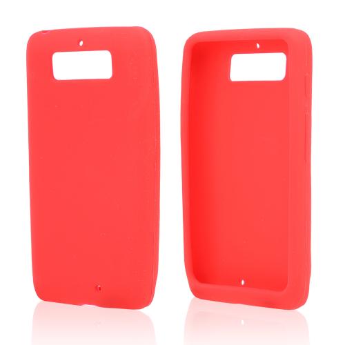 Red Silicone Skin Case for Motorola Droid Mini