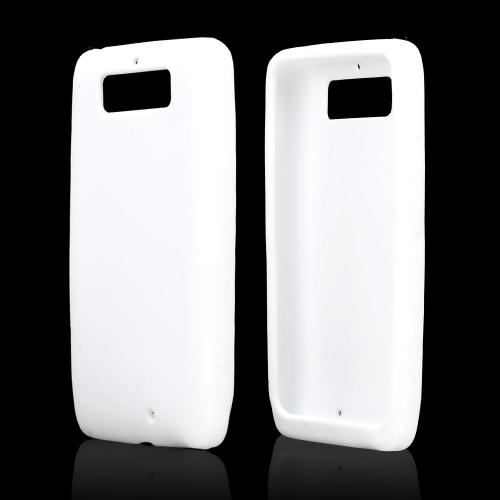 White Silicone Skin Case for Motorola Droid Mini