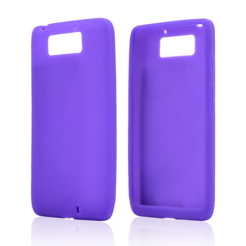 Purple Silicone Skin Case for Motorola Droid Ultra/ Droid MAXX
