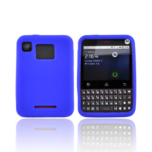 Motorola Charm MB502 Silicone Case - Blue