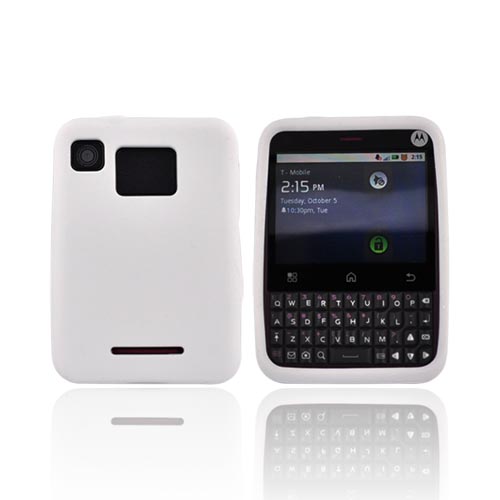 Motorola Charm MB502 Silicone Case - White