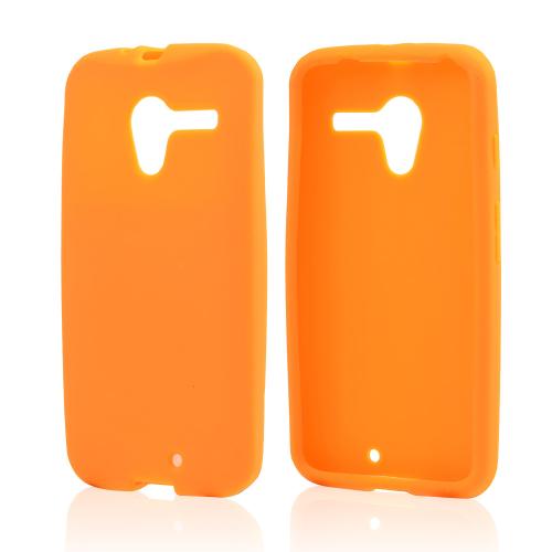 Orange Silicone Skin Case for Motorola Moto X(2013 1st Gen)