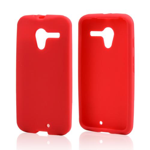 Red Silicone Skin Case for Motorola Moto X(2013 1st Gen)