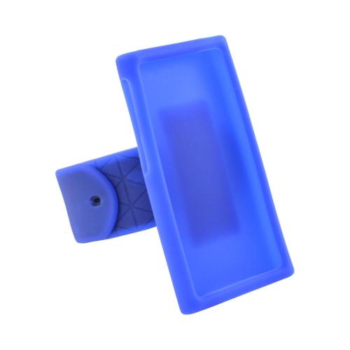 Apple iPod Nano 7 Silicone Case w/ Wrist Strap - Blue