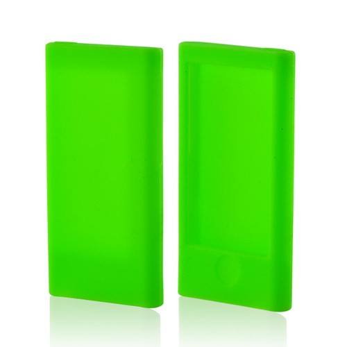 Neon Green Silicone Case for Apple iPod Nano 7