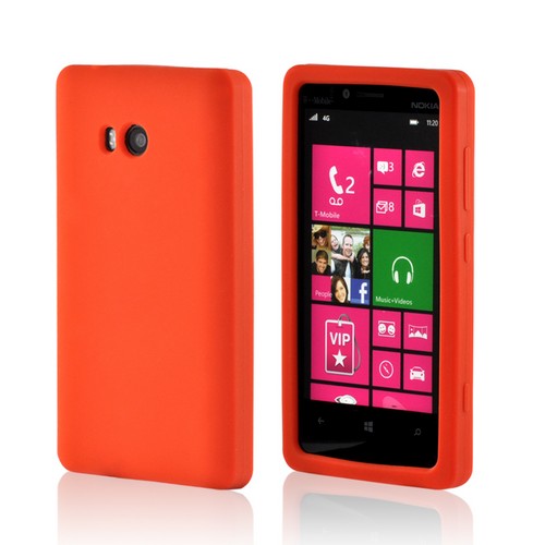 Orange Silicone Case for Nokia Lumia 810