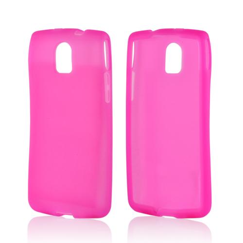 Hot Pink Silicone Case for Pantech Discover