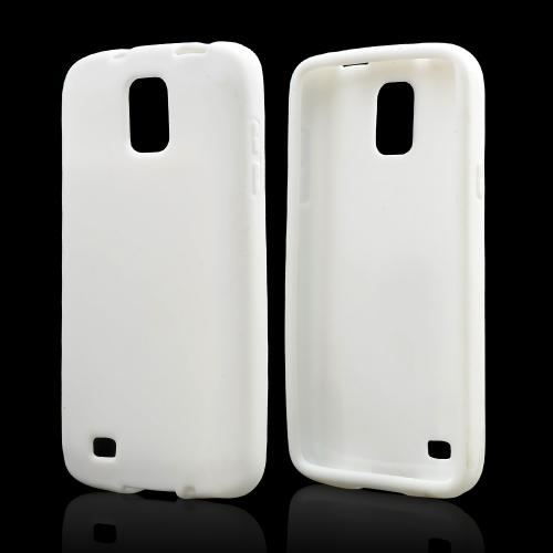 White Silicone Skin Case for Samsung Galaxy S4 Active