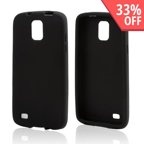 Black Silicone Skin Case for Samsung Galaxy S4 Active