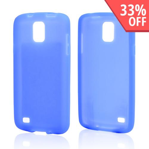 Blue Silicone Skin Case for Samsung Galaxy S4 Active