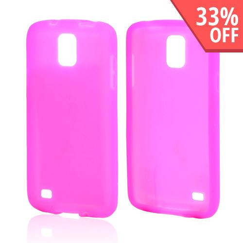 Hot Pink Silicone Skin Case for Samsung Galaxy S4 Active