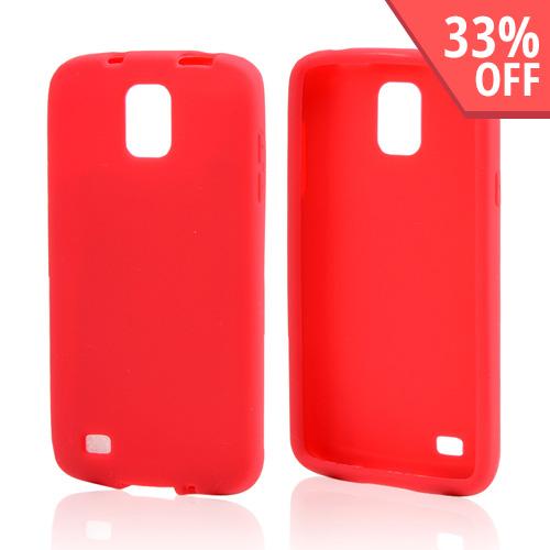 Red Silicone Skin Case for Samsung Galaxy S4 Active