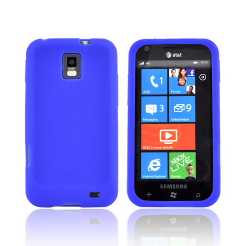 Samsung Focus S i937 Silicone Case - Blue