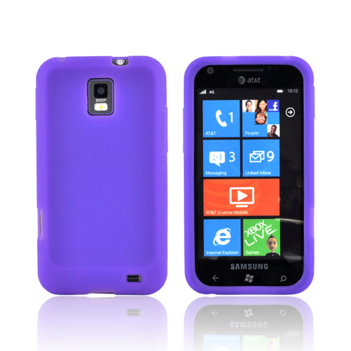 Samsung Focus S i937 Silicone Case - Purple