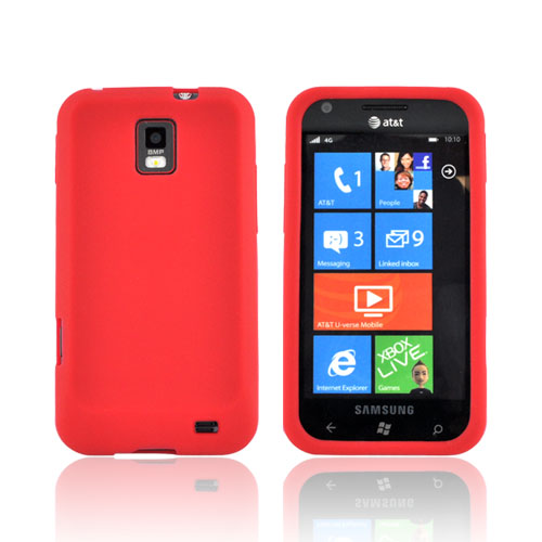 Samsung Focus S i937 Silicone Case - Red