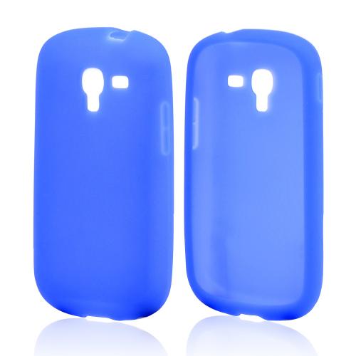 Blue Silicone Skin Case for Samsung Galaxy Exhibit