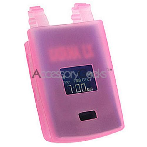 Sanyo Katana LX Silicone/Rubber Skin Case - Hot Pink