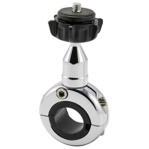 Arkon Chrome Motorcycle Handlebar Mount for Cameras - NEW (MC2C + SP-SB-RING + SP-1420CAM)