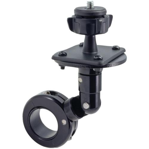 Arkon Black Metal Motorcycle Handlebar Mount for Cameras - (Includes MC032-B + 1/4"-20 Adapters)