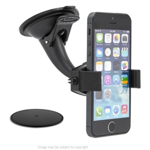 Arkon Black Mobile Grip 2 - Windshield and Dashboard Mount (MG002 + GN015 + AP013 +SP-SB-RING)