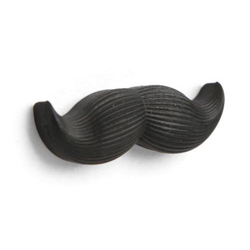 Black 3D Mustache Magnets - 8 Pack