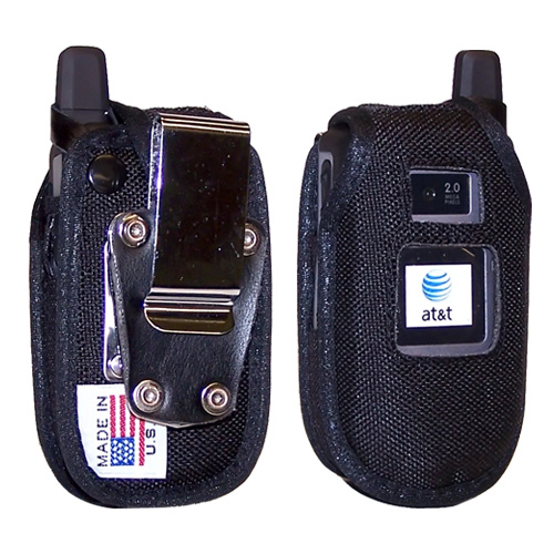 Original TurtleBack Premium Motorola va76r Heavy Duty Nylon Case w/ Steel D-Ring Belt Clip - Black