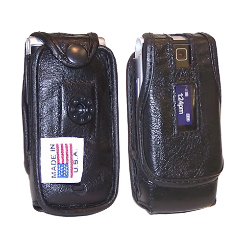 Original TurtleBack Premium Motorola W385 Leather Case w/ Swivel Belt Clip - Black Original TurtleBack Premium Motorola W385 Leather Case w/ Swivel Belt Clip - Black