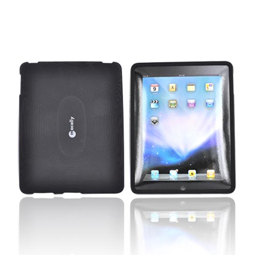 Original Macally Apple iPad (1st Gen) 1st Silicone Case, MSUITPAD - Black