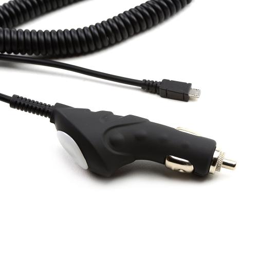 Premium Micro USB Type Car Charger w/ USB Port (11ft.)