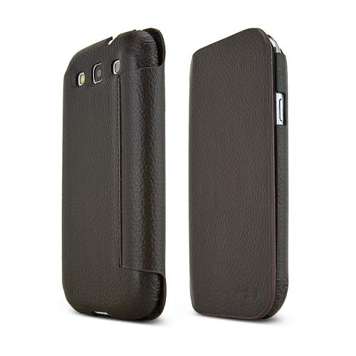 MobC Brown Samsung Galaxy S3 C.Pocket Hard Cover Diary Case w/ Suede Interior & ID Slots MobC Brown Samsung Galaxy S3 C.Pocket Hard Cover Diary Case w/ Suede Interior & ID Slots