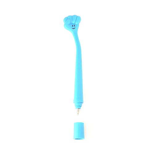 Geektastic Blue Cute Bendable Character Ballpoint Pen w/ Black Ink - Perfect for School!