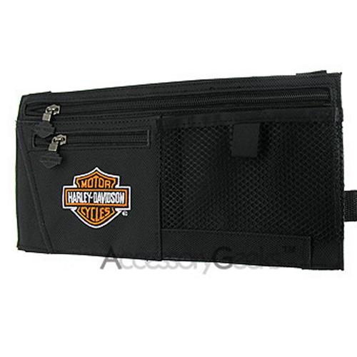 Harley Davidson Visor Organizer w/ Zipper Pockets
