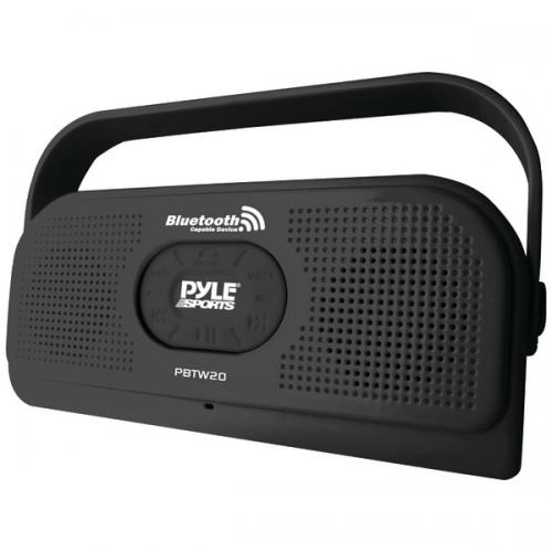PYLE HOME PBTW20BK Surf Sound Waterproof Bluetooth(R) Stereo Speaker (Black)