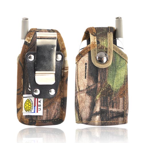 Original TurtleBack Premium Universal Heavy Duty Nylon Case w/ Steel Belt Clip - Camouflage FUT