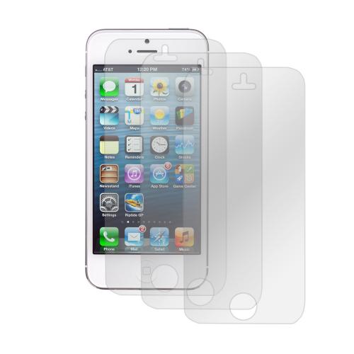 Clear Premium Anti-Shock 3-Pack Screen Protectors for Apple iPhone 5