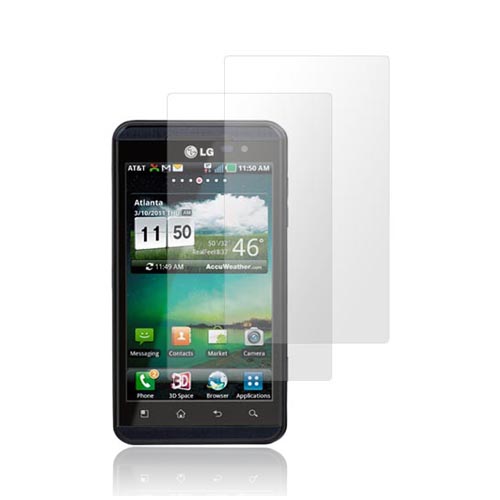 Premium LG Thrill 4G Screen Protector (2 Pack) - Clear