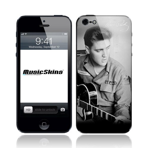 Music Skins Elvis Presley Guitar Protective Skin for Apple iPhone 5/5S/5C