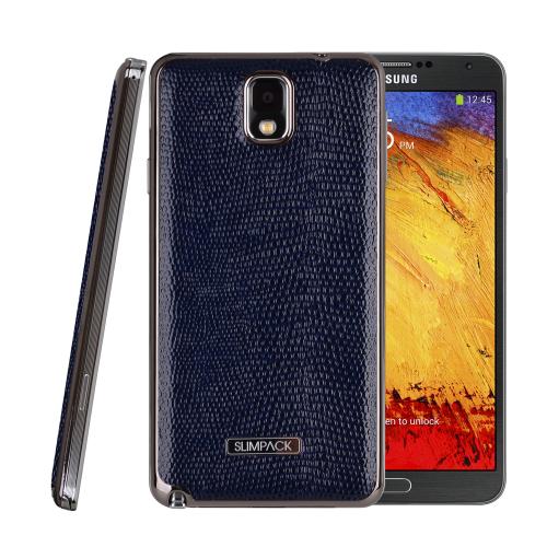 Slimpack Navy Samsung Galaxy Note 3 leather textured battery door case