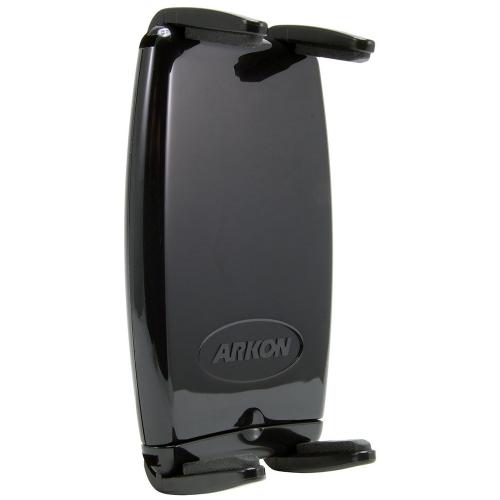 Arkon Black Slim-Grip Universal Mobile Phone Holder - Dual T Slot with Regular Texture