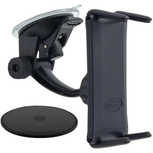 Arkon Black Slim-Grip ULTRA - Deluxe Windshield Mount (GN014-SBH + AP013 + SM060-2)