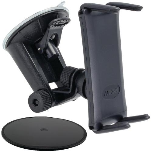 Arkon Black Slim-Grip ULTRA - Robust Base Windshield Mount (CM017-KST-2SH + AP020 + SM060-2)