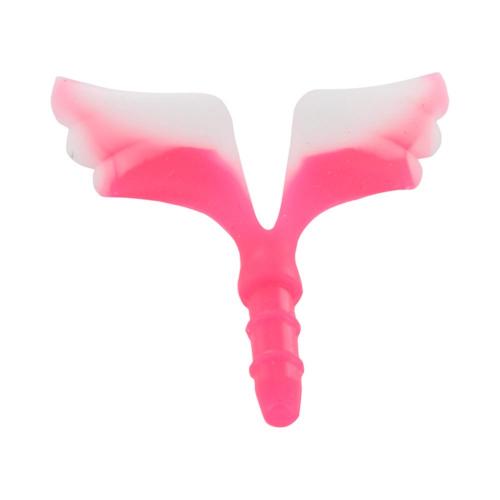 3.5mm Headphone Jack Stopple Charm - Hot Pink/ White Magical Mermaid Tail